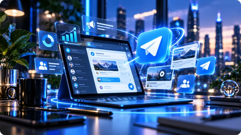 افزایش ممبر تلگرام با محتوای ارزشمند و تبلیغات رسمی Telegram Ads